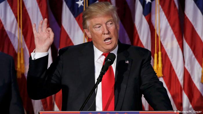 US-Präsidentschaftswahl 2016 - Sieg Donald Trump (Reuters/M. Segar)