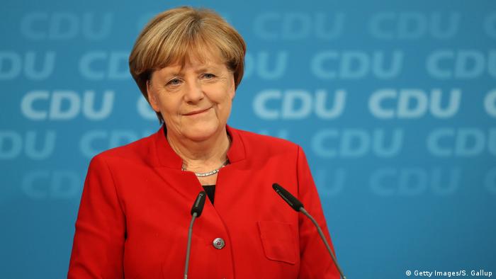 Angela Merkel kandidiert erneut (Getty Images/S. Gallup)