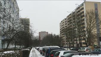 Берлинский район Марцан в январе 2017 года