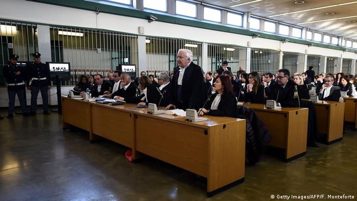 Ocho acusados ya habían sido sentenciados a cadena perpetua, Roma, Italia (17.01.2019)