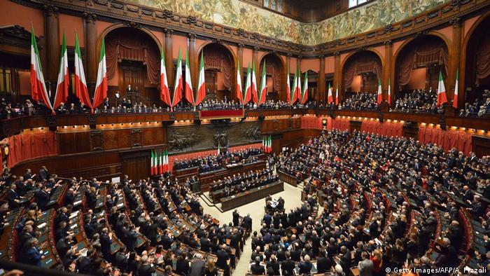 Italien Parlament Sitzung Abgeordnete (Getty Images/AFP/A. Pizzoli)