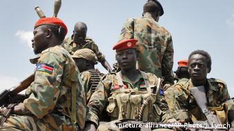 Südsudan Kämpfer