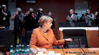 Deutschland Merkel vor dem NSA Untersuchungsausschuss (Reuters/A. Schmidt )