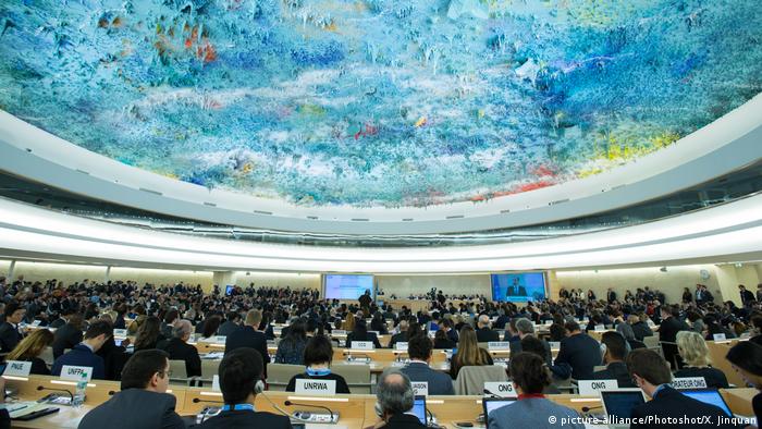 Schweiz Genf UN Menschenrechtsrat (picture-alliance/Photoshot/X. Jinquan)