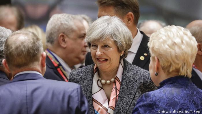 Belgien EU Gipfel in Brüssel Theresa May (picture-alliance/dpa/T. Roge)