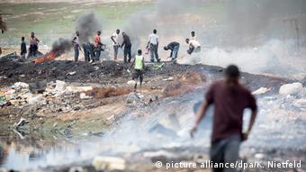 Ghana | Müllhalde in Accra (picture alliance/dpa/K. Nietfeld)