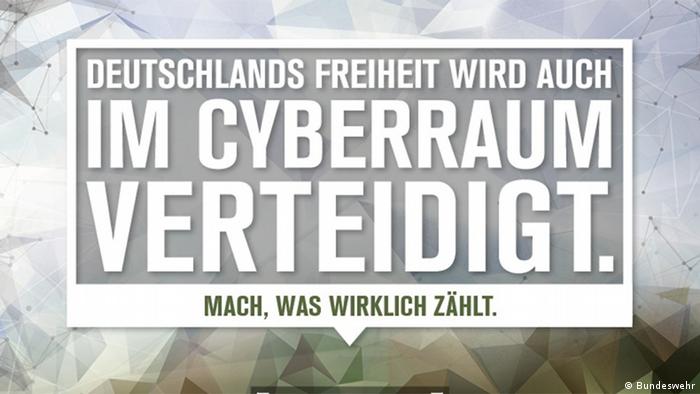 Deutschland Bundeswehr Cyberabwehr Plakat (Bundeswehr)