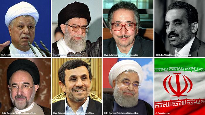 Bild-Kombo EX-Präsidenten Iran v2