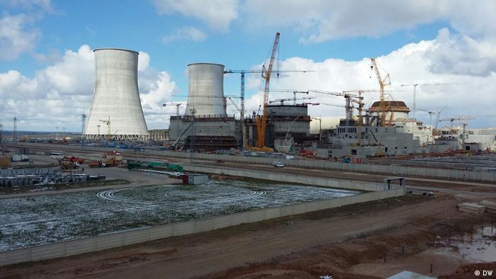 Строительство Белорусской АЭС в Гродненской области, фото 2017 г.