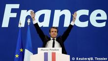 Frankreich Wahl Macron Jubel
