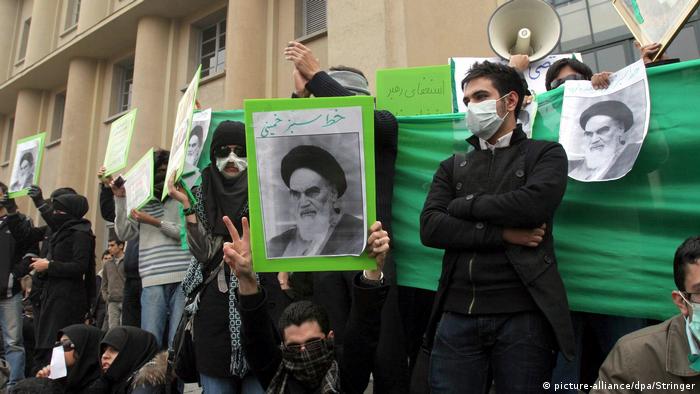 Iran Teheran Proteste der Opposition (picture-alliance/dpa/Stringer)