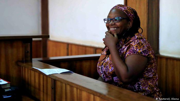 Stella Nyanzi in a courtroom (Reuters/J. Akena)