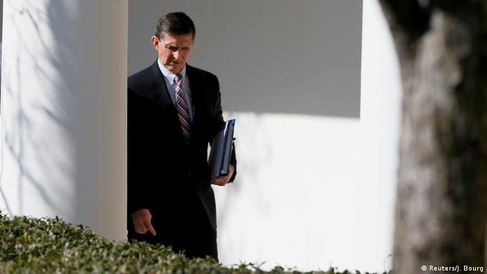 Michael Flynn at the White House (Reuters/J. Bourg)