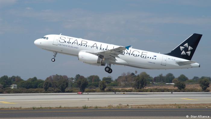 Airbus A320 von Air New Zealand ( Star Alliance)