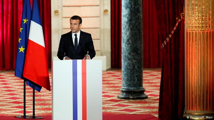 Frankreich Paris Amtseinführung Emmanuel Macron (Reuters/F. Mori)