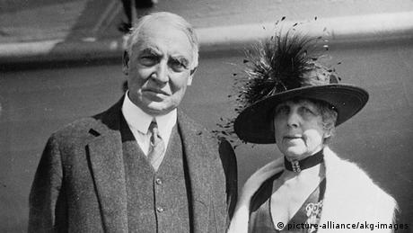 USA Warren G. Harding mit Ehefrau (picture-alliance/akg-images)