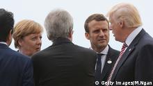 G7 Gipfel Macron Trump Merkel Italien
