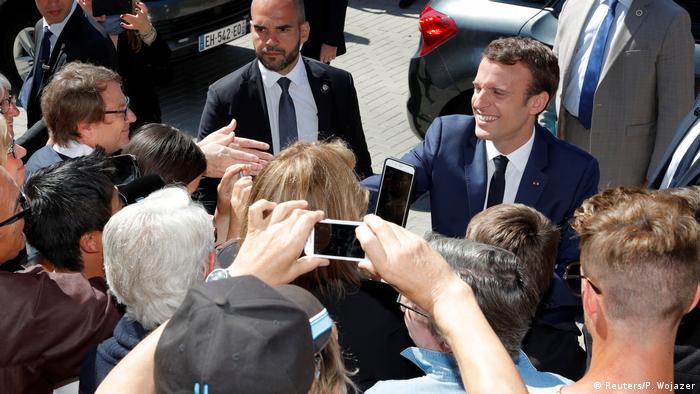 Frankreich Wahlen Nationalversammlung Emmanuel Macron (Reuters/P. Wojazer)