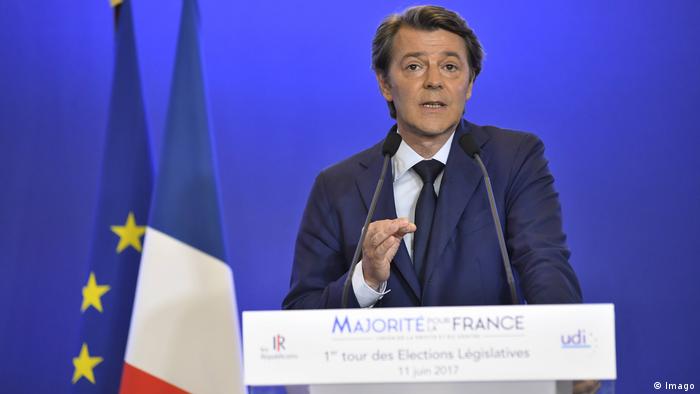 Parlamentswahl in Frankreich 2017 Reaktion von Francois Baroin (Imago)