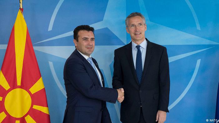 Belgien Jens Stoltenberg und Zoran Zaev (NATO)