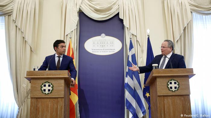 Griechenland Mazedonien Treffen der Außenminister in Athen