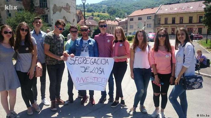 Bosnien-Herzegowina Jajce - Jugend gegen die Segragation in der Schulen (klix.ba)
