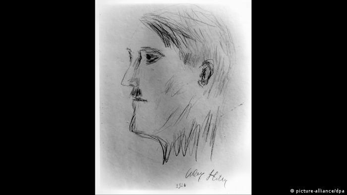 Self-portrait by Adolf Hitler (Foto: picture-alliance/dpa)