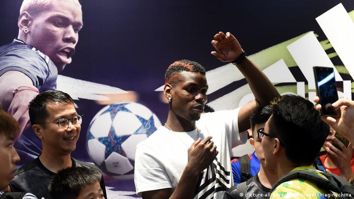 China Paul Pogba beim Adidas Promo-Event (picture-alliance/dpa/Stringer/Imaginechina)