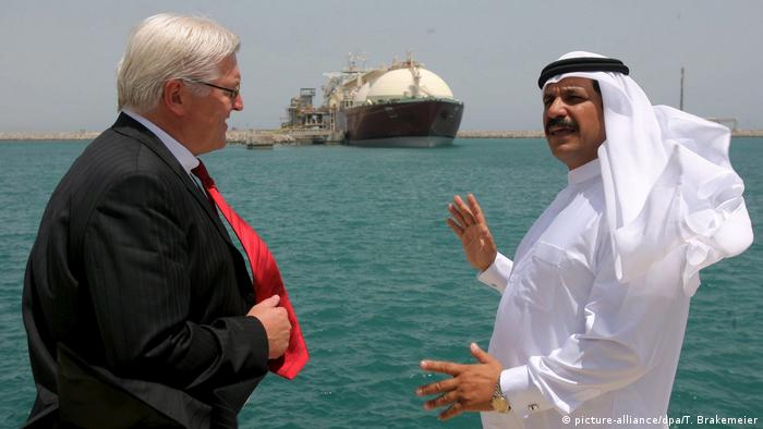 Steinmeier visiting Qatar (picture-alliance/dpa/T. Brakemeier)
