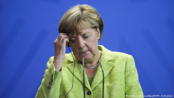 Deutschland Merkel warnt vor Einsatz des Militärs im Nordkorea-Konflikt (picture alliance/dpa/AP/M. Schreiber)