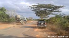 Mosambik Autobahn N1 ist beschädigt