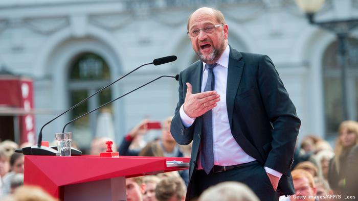 Deutschland Potsdam Wahlkampfauftritt Martin Schulz (Getty Images/AFP/S. Loos)