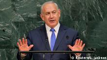 Premierminister Netanyahu vor der UN-Vollversammlung