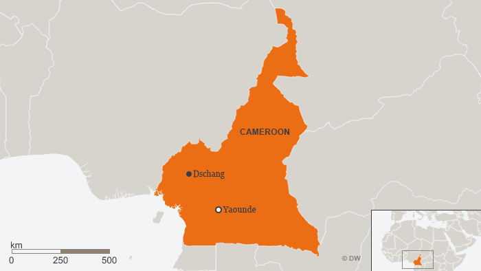 Karte Kamerun Dschang ENG
