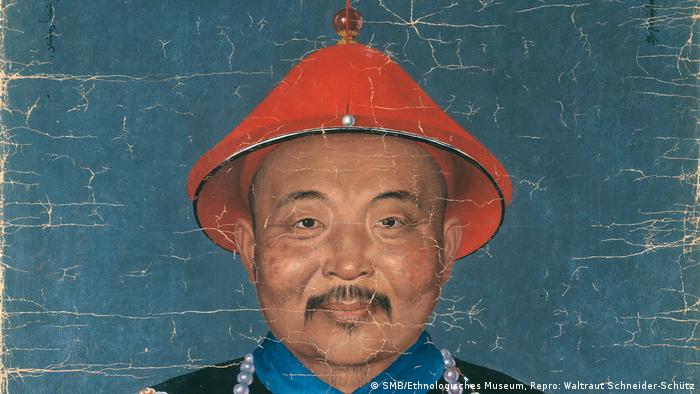 Ausstellung Gesichter Chinas Porträt des Dawaci (SMB/Ethnologisches Museum, Repro: Waltraut Schneider-Schütz)