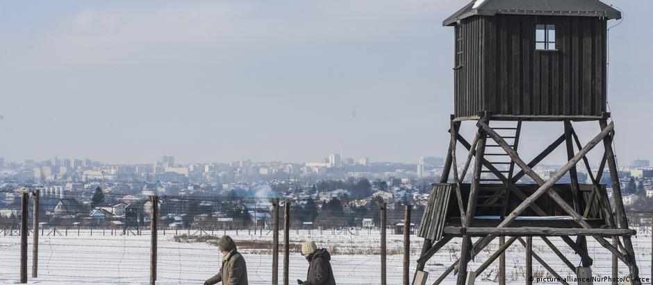 Antigo campo de concentração Majdanek, na Polônia