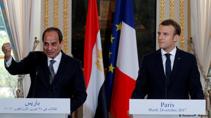 Paris al-Sisi bei Macron PK (Reuters/P. Wojazer)