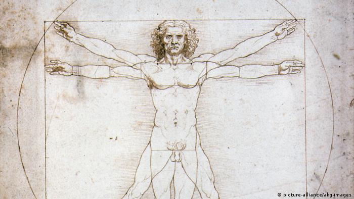 Dibujo de Leonardo da Vinci.