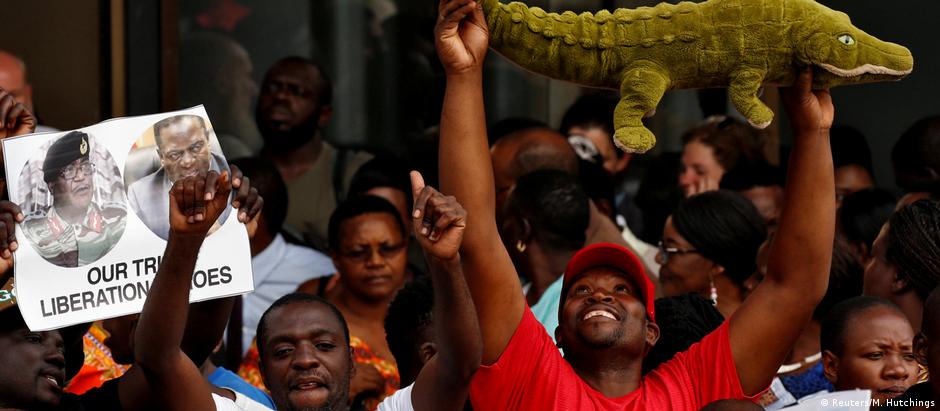 Apelido do novo presidente do Zimbábue é "Crocodilo"  totem e tabu em diferentes regiões africanas
