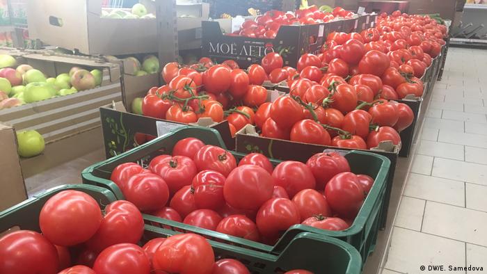 Russland Moskau - Rückkehr türkischen Tomaten als Ende der Importsubstitution in Landwirtschaft (DW/E. Samedova)
