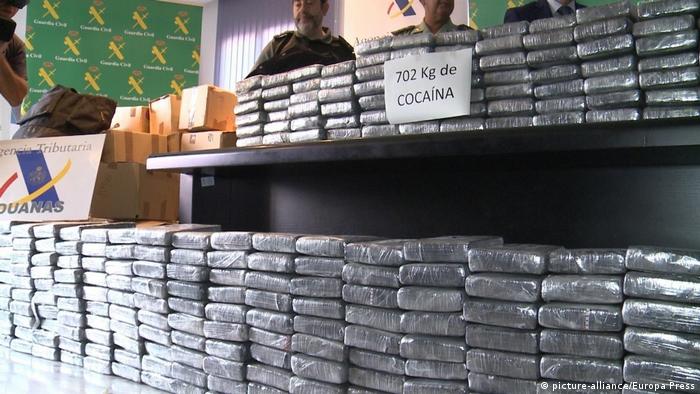 В края на 2017 в Кадис бяха открити близо 6 тона кокаин
