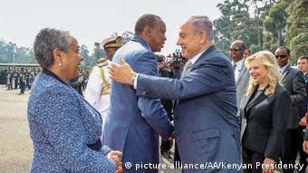 Kenia Besuch des israelischen Ministerpräsidenten Netanjahu (picture-alliance/AA/Kenyan Presidency)