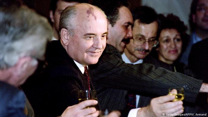 Sowjetunion Michail Gorbatschow 1991, RÃ¼cktritt (Getty Images/AFP/V. Armand)