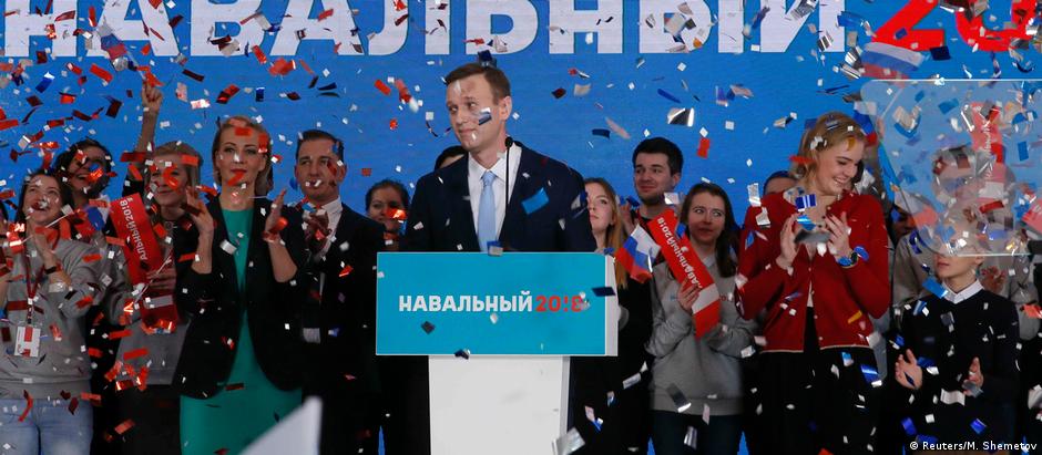Descontados os impedimentos legais, Navalny é concorrente mais sério de Putin