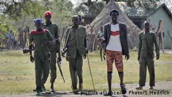 Südsudan Soldaten der Opposition