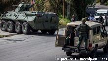 Venezuela Militär greift Aufständische an in Araguaney
