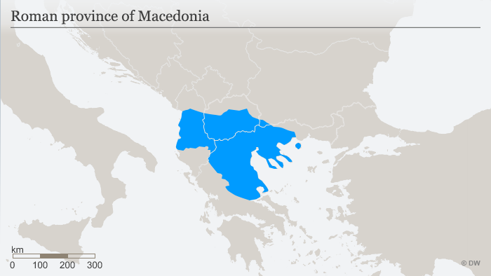 Map of Macedonia as a Roman province ENG