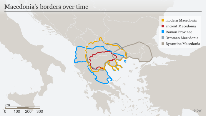 Macedonia's borders over time ENG