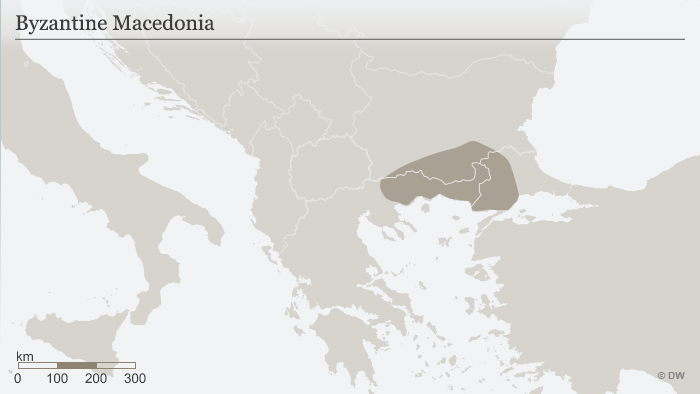 Map of Macedonia in Byzantine times ENG