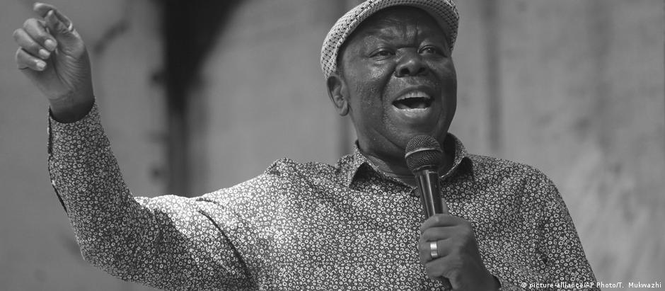 O líder opositor Morgan Tsvangirai, em foto de 2017.
